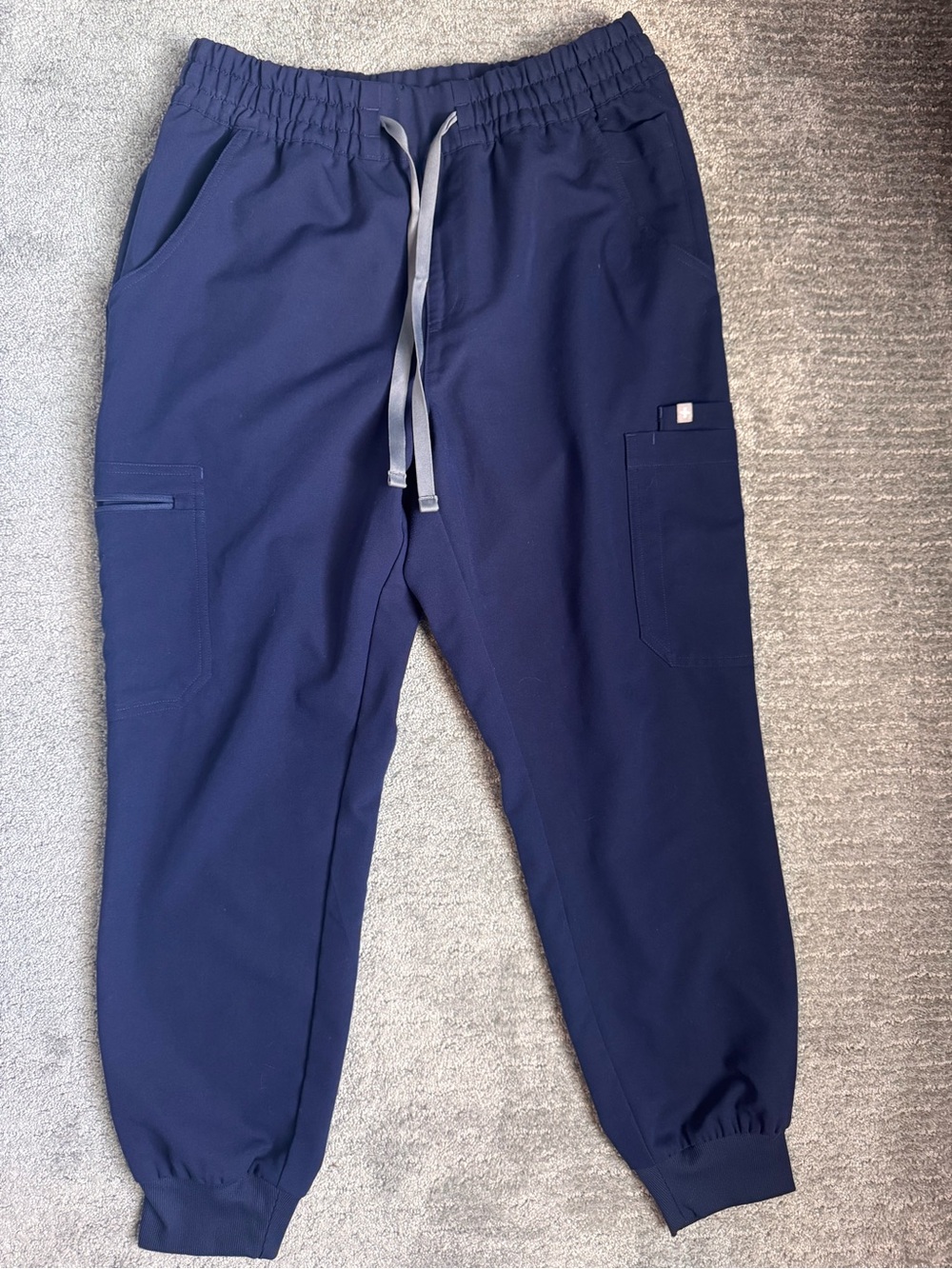 Figs Women's High Waisted Navy Zamora Jogger Scrub Pant